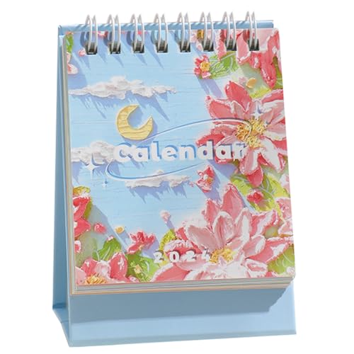 2024 Mini Desk Calendar Monthly Office Home School Decor Calendar 4.4" x 3.2" (Oct. 2023 to Dec. 2024)