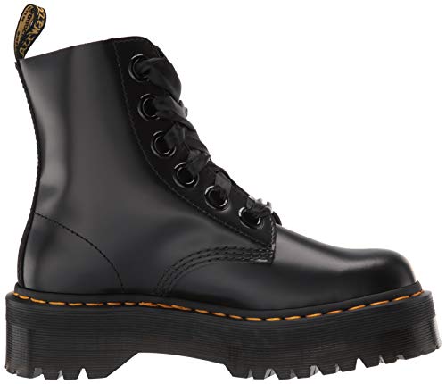 Dr. Martens Women's Molly Fashion Boot, Black Buttero, 5