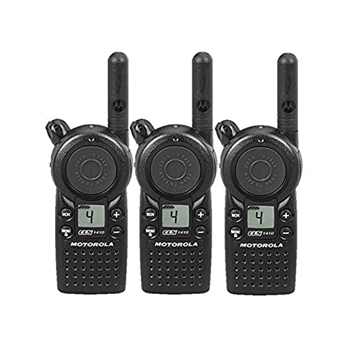 3 Pack of Motorola CLS1410 Two Way Radio Walkie Talkies (UHF)