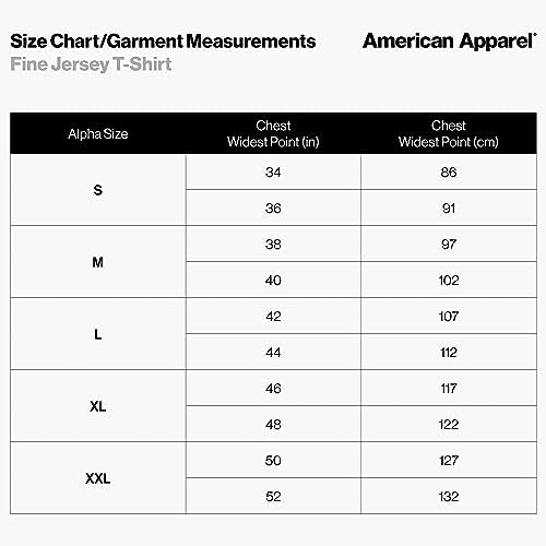 American Apparel Casual, Black-White Logo Left (Print, 1-Pack)