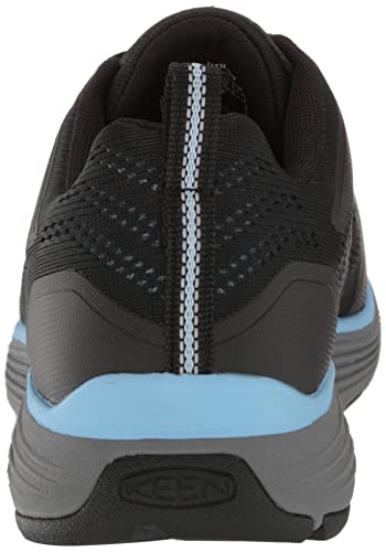 KEEN Utility Women's Sparta 2 Low Height Alloy Toe Industrial Work Shoes, Airy Blue/Black, 8