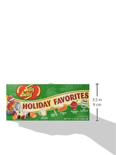 (Set/2) Jelly Belly Christmas Holiday Favorite Flavored Candy Beans Gift Box,8.5 oz