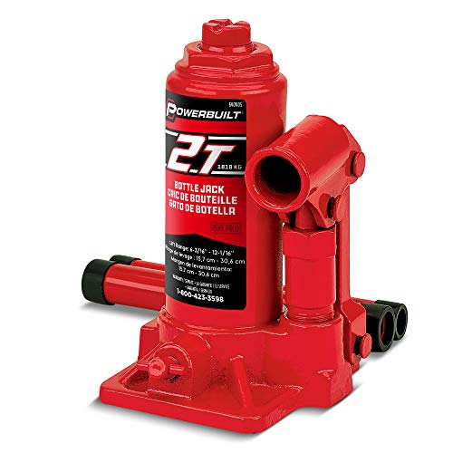 Alltrade Heavy Duty 2-Ton Bottle Jack, 4000-Pound Capacity Hydraulic Car Lift, Vehicles, Trucks, Red 640405