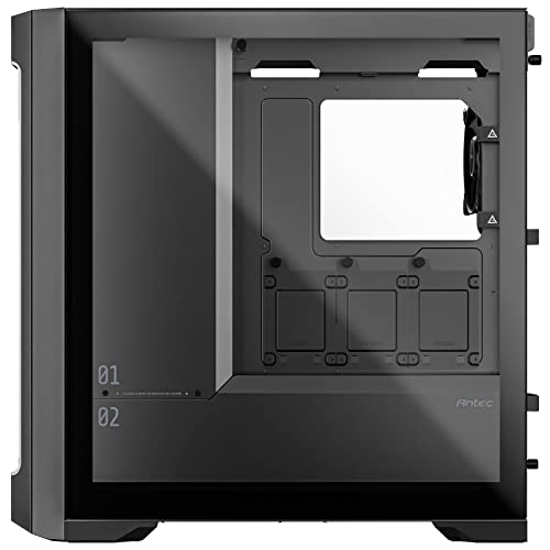 Antec Performance 1 FT, Full Tower, RTX40 Fully Compatible, Temp Display, 4 x Storm T3 PWM Fans, Type-C, Dual TG Side Panels, Removable Top Bracket, High Airflow Mesh Front Panel, E-ATX PC Gaming Case