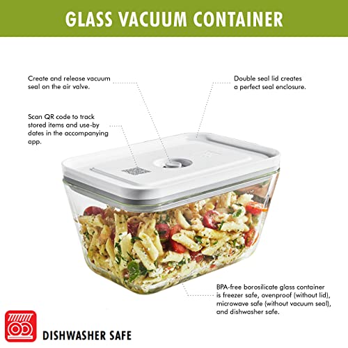 ZWILLING Fresh & Save 3-pc Glass Food Storage Container, Meal Prep Container- Assorted Sizes
