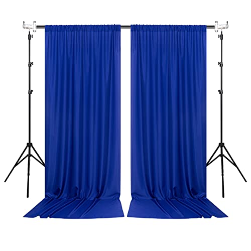 White Backdrop Curtain for Wedding Decor Holiday Party 4 Panels- White Wedding Backdrop Polyester Photography Backdrop Drapes Baby Shower Birthday Privacy Sliding Curtains Home Decor，5ft x 10ft