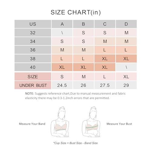 DEANGELMON Wireless Bras for Women Seamless No Underwire Comfortable Plunge Bralette V Neck Adjustable Smooth Bra(1P3,S)