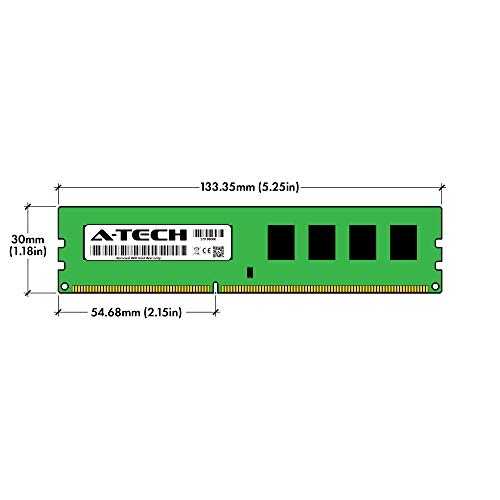 A-Tech 2GB DDR3 1600MHz PC3-12800 CL11 DIMM 240-Pin Non-ECC UDIMM Desktop RAM Memory Module