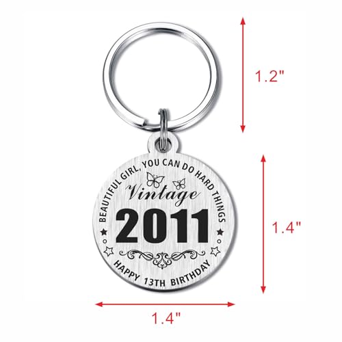 Resdink 75th Birthday Gifts for Women - 1949 Keychain for 75 Years old Birthday Present, Happy 75th Bady Key Chain