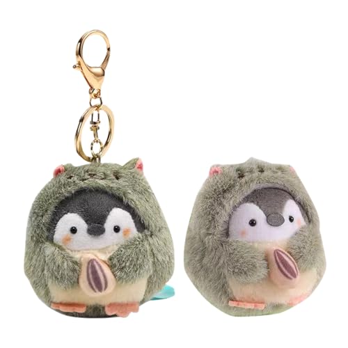 jiesinlov Kawaii Plush Penguin Pendant Cute Keychain,Purse Backpack Charms Accessories Key Chain for Women or Girls Bags