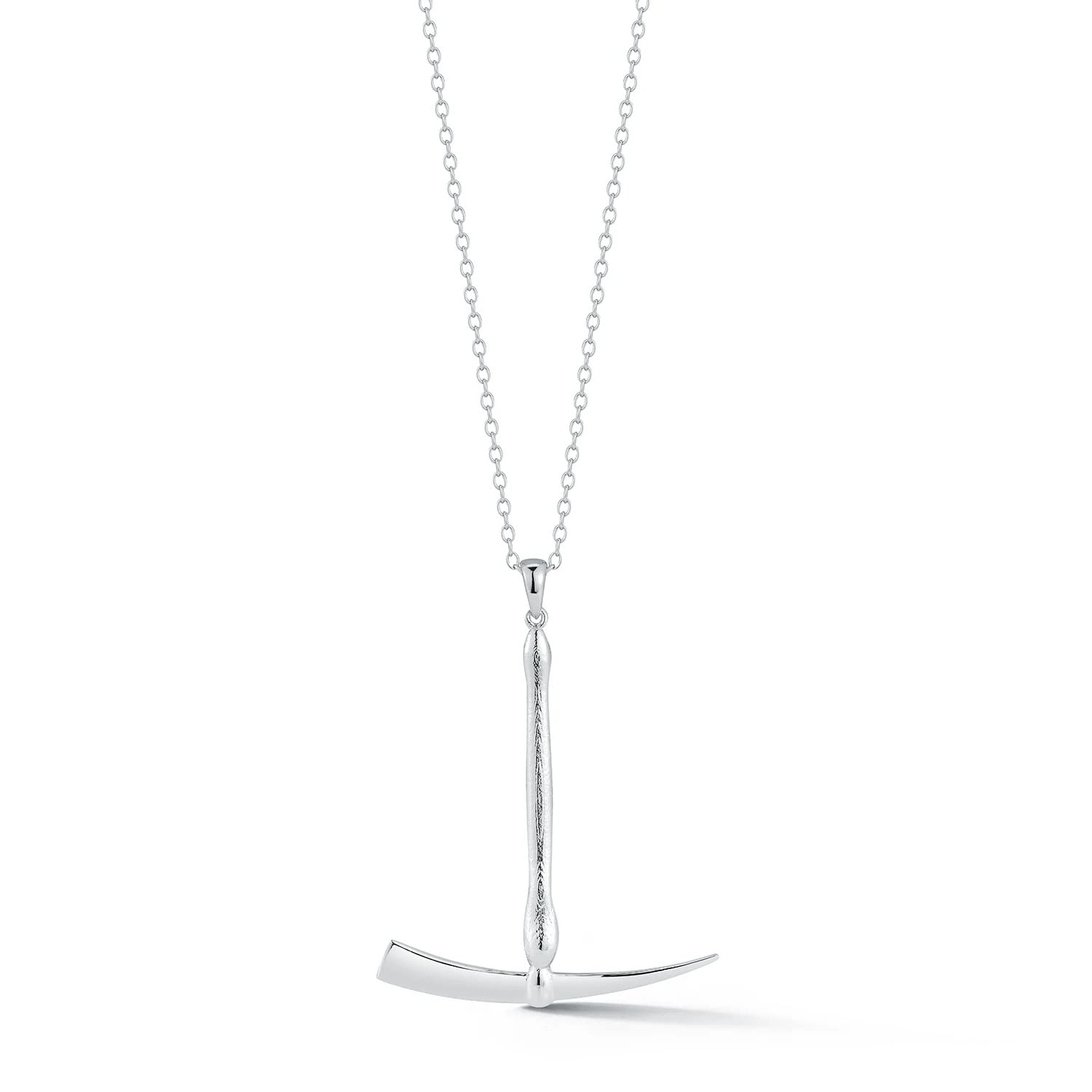 Mateo New York, Miners Pick Necklace, Silver