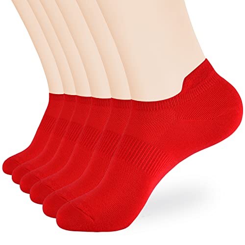 ATBITER Ankle Socks Womens and Men 8/6Pairs Thin Athletic Running Low Cut No Show Socks With Heel Tab