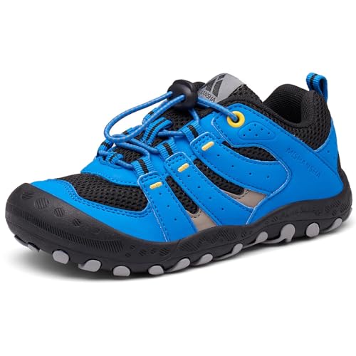 Mishansha Kids Hiking Boots Toddler Girls Boys Hiking Shoes Water-Resistant Anti-Collision Non-Slip Athletic Outdoor Trekking Boots