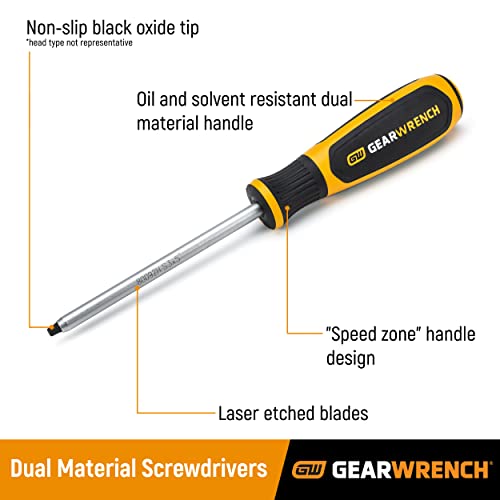 GEARWRENCH T25 x 4" Torx Dual Material Screwdriver - 80027H