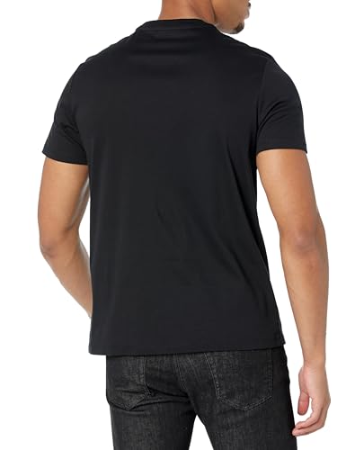 Perry Ellis Men's Cool Interlock Crew Neck Short Sleeve Tee, Black