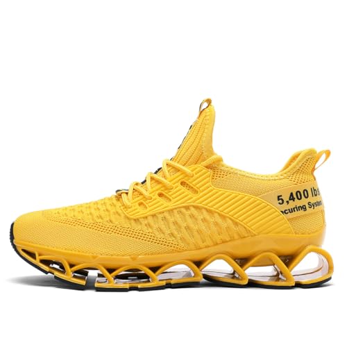 Womens Ladies Blade Running Shoes Comfortable Fashion Non Slip Sneakers Work Tennis Walking Girls Boys Shoes Fluorescent Green