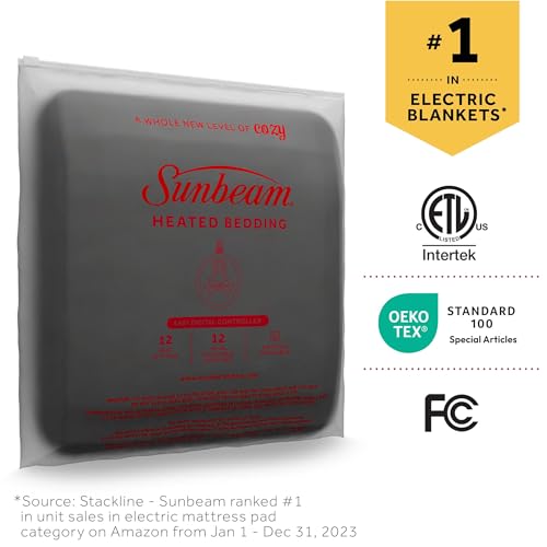 Sunbeam Royal Luxe Night Fog Heated Blanket - King