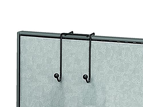 Fellowes FEL75510 Wire Partition Additions Double Coat Hook (75510)