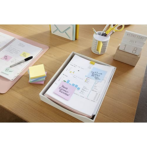 Post-it Notes 3 in x 3 in,2 Pads, America's’s #1 Favorite Sticky Notes, Canary Yellow, Clean Removal, Recyclable (654)