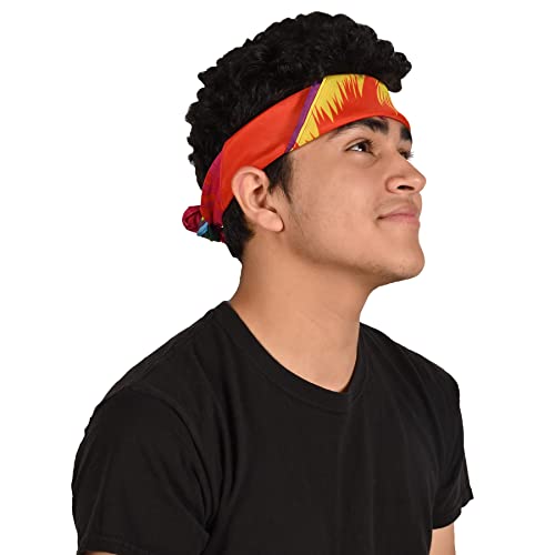 Beistle Funky Tie-Dyed Bandana Pack of 4