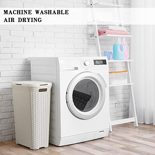 Linoows Bathtub and Shower Mats, Extra Long Non-Slip Bath Mat 39 x 16 Inch, Machine Washable Bath Tub Mat with Suction Cups & Drain Holes for Bathroom, Tan