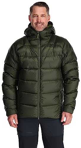 Rab Men's Neutrino Pro Down Jacket for Climbing and Mountaineering - Army - Small
