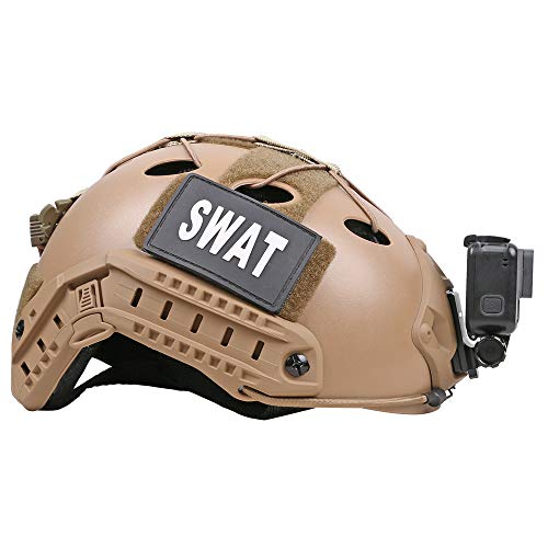 SUREWO Aluminum NVG Mount Compatible with GoPro Hero 13/12/11/10/9/8/7/6/5 Black, Tactical Helmet NVG Mount Compatible with DJI Osmo Action 5 pro/4/3/2,Insta360 ONE R/Crosstour and Most Action Cameras