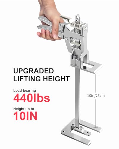 Kolvoii Labor Saving Arm Jack, 2 Pack Stainless Steel Furniture Jack Lifter, Multi-Function Height Adjustment Lifting Device Arm Jack with Controlled Lowering Device