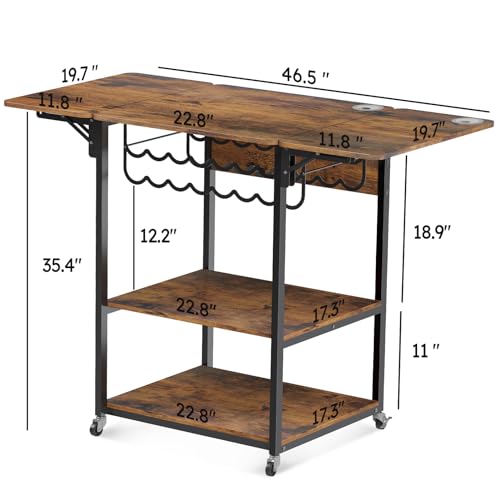 𝐂𝐫𝐚𝐟𝐢𝐭 3 Tier Movable Heat Press Table, Foldable Heat Transfer Machine Stand with Vinyl Roll Holder, Heavy Duty Rolling Metal Workbench for DIY Sublimation Transfer Machine and Printer