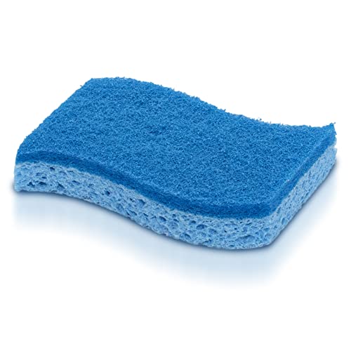 Pine-Sol Non Scratch Scrub Sponges - Double Sided Dish Scrubber Safe for Nonstick Cookware - Kitchen Essentials for Dishwashing and Cleaning, 2 Pack