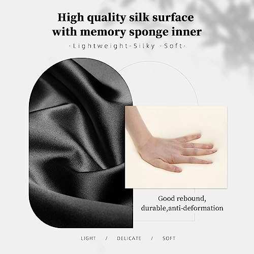 KINGS IN BAG Lindy19 Purse Pillow Insert, Inner Sponge Compatible with Mini Lindy Bags, Luxury Bag Lightweight Shaper with Silky Satins for Women Bags, Soft Memory Foam Inner (Black, Lindy19)
