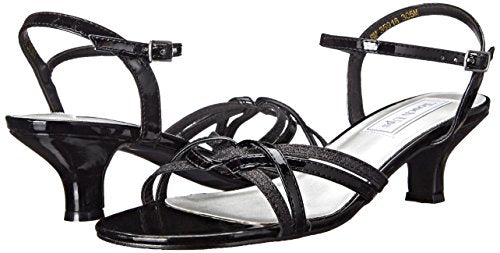 Touch Ups Women's Melanie Ankle Strap Sandal,Black,8.5 M US