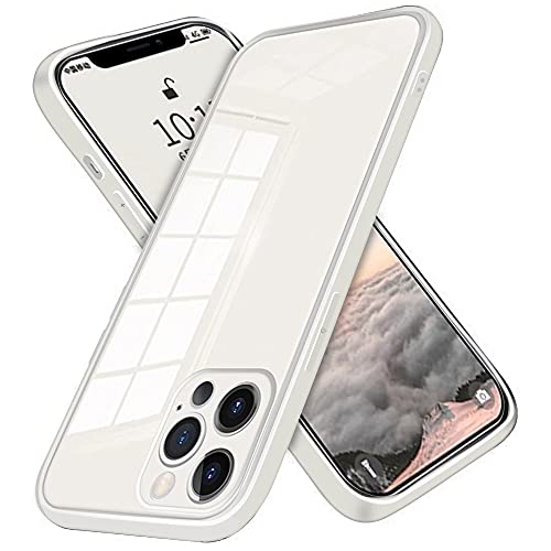 Luhuanx Case for iPhone 15 Pro Max,Designed for iPhone 15 Pro Max Case with Full Camera Lens Back, [Raised Edges Safeguard Camera & Screen] for 15 PRO MAX Phone Cover in 6.7inch (White)