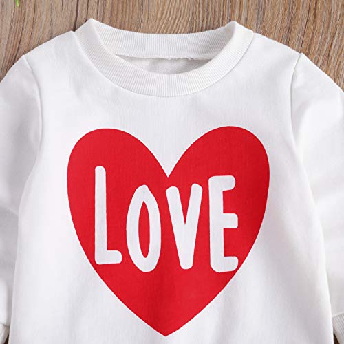 DuAnyozu Infant Toddler Baby Girl Long Sleeve Shirts Daddys Girl Pullover Sweatshirt Tops Fall Outfit Casual Clothes (Black, 0-6 Months)