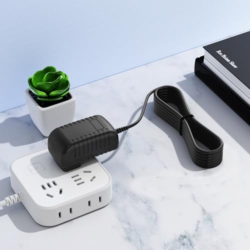 PGENDAR Wall AC Adapter Power Cord Compatible Compatible with RESTECK,Vellax,Medcursor,Mirakel,InvoSpa Shiatsu Back Shoulder and Neck Charger Power Supply 12V??Only Fit Compatible with 12V ??