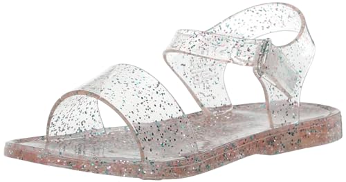 Carter's Kids IRIS7 Sandal, Grey Shimmer, 4 US Unisex Toddler