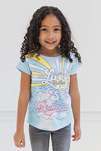 Lyrics by Lennon and McCartney Lennon & McCartney Toddler Girls 5 Pack T-Shirts The Beatles 2T
