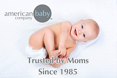 American Baby Company Fitted Pack N Play Playard Sheet 27" x 39", Soft Breathable Neutral 100% Cotton Jersey Pack and Play Sheet, Grey Zigzag, for Boys and Girls, Fits Most Mini Crib Mattresses