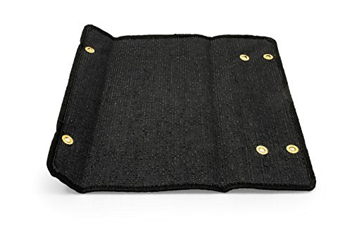 Camco 42915 Black Premium Wrap Around RV Step Rug (Turf Material (17.5" x 18"))