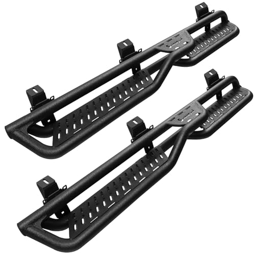 SMANOW Running Boards Compatible with 2018-2024 Jeep Wrangler JL 4 Door. Wrangler JL Running Boards Step Bars and Black Side Steps Step Bars.