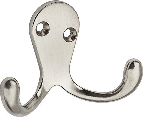 National Hardware, 0, Satin Nickel N325-522 Double Clothes Hooks