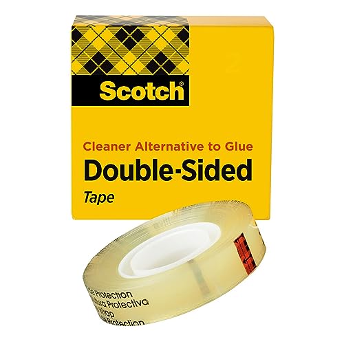 Scotch Double Sided Tape, 0.75 in. x 1296 in., 1 Roll