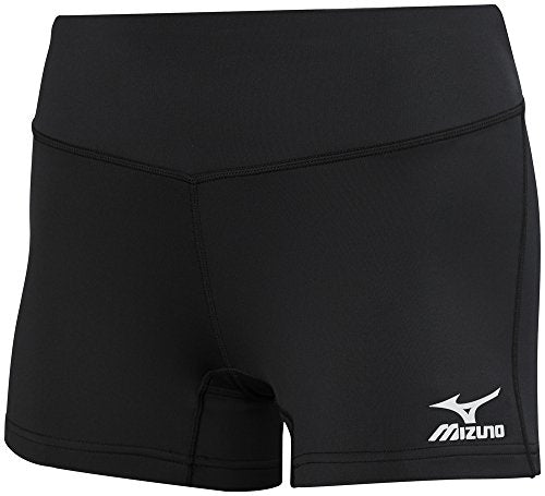 Mizuno mens Mizuno Victory 3.5 Inseam Volleyball Shorts, Black, XX-Small US