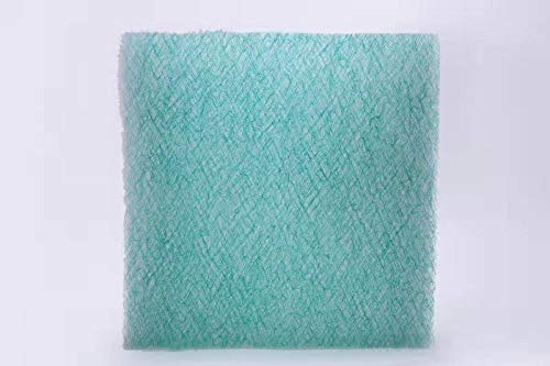 Paint Booth Exhaust Filter Pad, 20"x 20"x 2.5"(50 Pack), Spray Booth Filter, Fiberglass Paint Arrestor for Air Filter System(15 Gram)