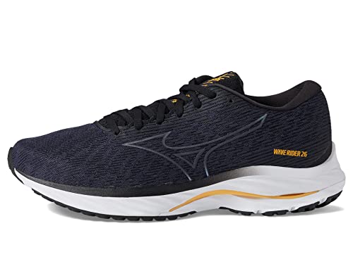 Mizuno Men's Wave Rider 26 | Neutral Running Shoe | Odyssey Grey/Metallic | US 11