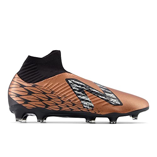 New Balance Men's Tekela V4 Magia Fg Soccer Shoe, Copper/Black, 6.5 Wide