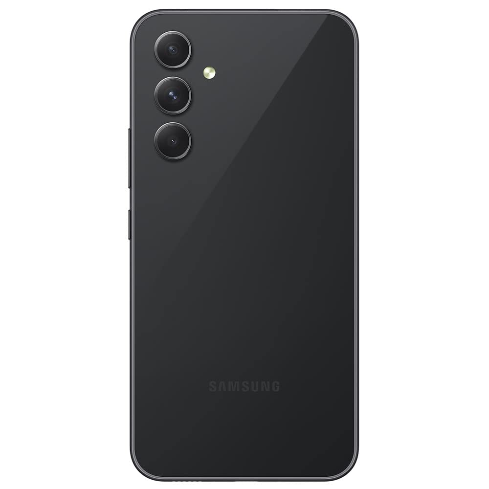 SAMSUNG Galaxy A54 5G | 128GB | 6.4” Fluid Display Screen | Hi Res Camera | 5,000 mAH huge Battery| US Version | 2023 Model | Unlocked Android Smartphone | Awesome Black (Renewed)