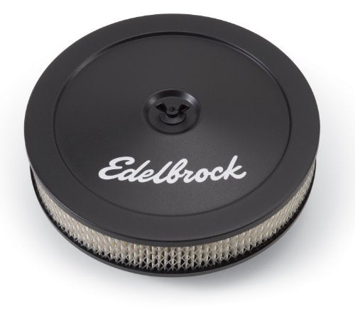 Edelbrock 1203 Pro-Flo Black 10" Round Air Cleaner with 2" Paper Element