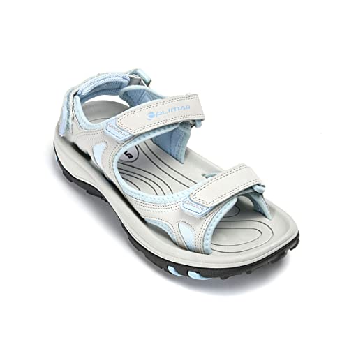 Orlimar Women's Ladies Golf Sandals, Blue/Gray, 5