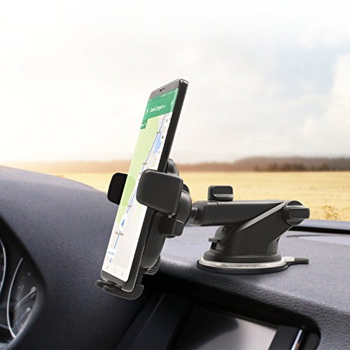 iOttie Easy One Touch 5 Air Vent & Flush Mount Combo - Universal Car Mount Phone Holder for iPhone, Google, Samsung, Moto, Huawei, Nokia, LG, and all other Smartphones